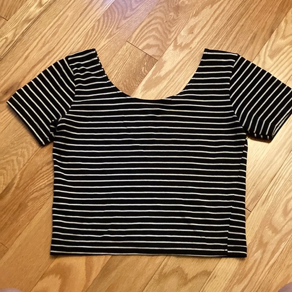American apparel striped crop top - Picture 3 of 4
